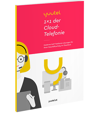 Buchcover des Whitepapers 1x1 der Cloud-Telefonie