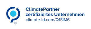 yuutel ist ein ClimatePartner zertifiziertes Unternehmen