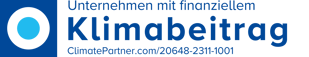 yuutel als ClimatePartner-Unternehmen mit finanzellem Klimabeitrag