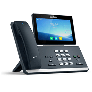 Das Yealink T58W (Pro) - eines der vielen IP & VoIP fähigen Telefone im Angebot von yuutel