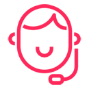 Logo für persönlichen Support, den Sie mit einer virtuellen Telefonnummer von yuutel erhalten