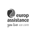 Logo europ assistance – ein Referenzkunde mit 0800 Nummer von yuutel