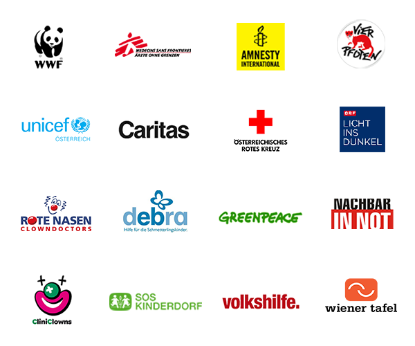 Eine Auswahl unserer zufriedenen Fundraising-Kunden
