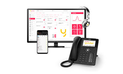 yuu Phone Cloud Telefonanlagen-Software von yuutel auf unterschiedlichen Endgeräten
