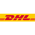 Logo von DHL - zufriedener Firmenkunde des yuutel Teams