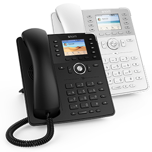 Das SNOM D735 - eines der vielen IP & VoIP fähigen Telefone im Angebot von yuutel