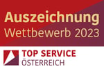 Top Service Österreich Auszeichnung 2023