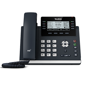 Das YEALINK-T43U - eines der vielen IP & VoIP fähigen Telefone im Angebot von yuutel