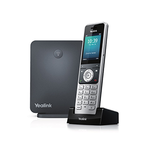 DIE YEALINK-W60P Basisstation mit Apparat - eines der vielen IP & VoIP fähigen Telefone im Angebot von yuutel
