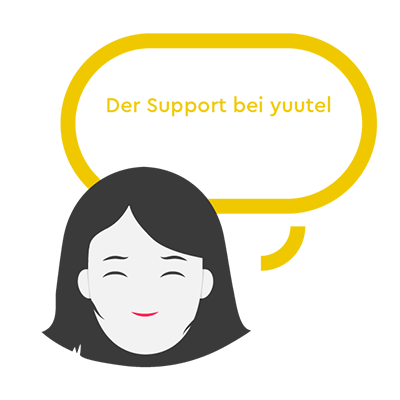 Logo für Top-Kundenservice - einer der 10 Gründe für yuutel