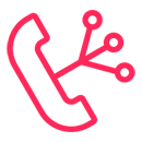Logo für Intelligente Anruffunktionen, die Sie beim Einsatz einer virtuellen Telefonnummer erhalten