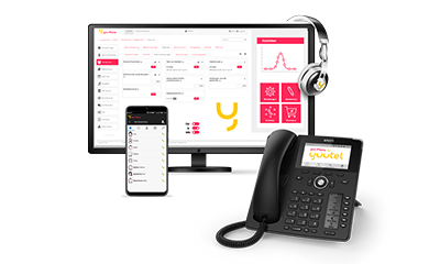 yuu Phone Cloud Telefonanlagen-Software von yuutel auf unterschiedlichen Endgeräten